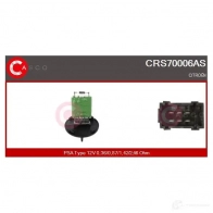 Резистор вентилятора печки CASCO 1424963008 0F45 R9 crs70006as