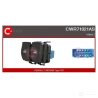 Кнопка стеклоподъемника CASCO D7 TI6 cwr71021as 1437338236