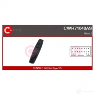 Кнопка стеклоподъемника CASCO 1437338406 V0RSW VA cwr71040as