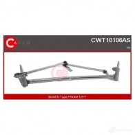 Трапеция стеклоочистителя, тяга CASCO cwt10106as B JVCM27 3265452 8000000296689