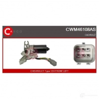Мотор стеклоочистителя, дворников CASCO cwm46108as 1437943009 1LR 0J