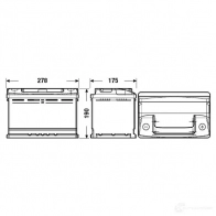 Аккумулятор 70 ач 640 а 12 в кальциевый [ca/ca] 278x175x190 CENTRA 1227533873 9DZ H9T CC700 3661024014823 - Изображение 6
