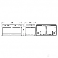 Аккумулятор 75 ач 730 а 12 в efb 315x175x175 CENTRA 1194269597 575500073 1 10EFB CL752 - Изображение 3