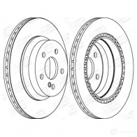 Тормозной диск CHAMPION 562242CH Mercedes E-Class (W211) 3 Седан 3.5 E 350 CGI (2157) 292 л.с. 2007 – 2008 NMP5 970 4060426067175