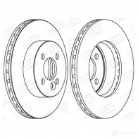 Тормозной диск CHAMPION 562570CH 1208721037 4060426067649 M7Z C3