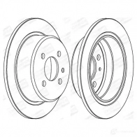 Тормозной диск CHAMPION D40U23 F 561132CH 4060426064594 1208714471 - Изображение 1