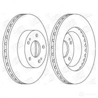 Тормозной диск CHAMPION 562873CH 4060426068875 Mitsubishi Grandis 2 (NA4W) Минивэн 2.4 MIVEC (NA4W) 177 л.с. 2004 – 2011 O 8RX3Q