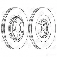 Тормозной диск CHAMPION 4060426067786 XQ9RC I 1208721101 562596CH