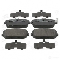 Тормозные колодки дисковые, комплект CHAMPION 4060426043872 1208738103 IBSRY DI 573640CH - Изображение 2