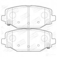 Тормозные колодки дисковые, комплект CHAMPION 573412CH 4060426046620 D2 ABY 1208737469