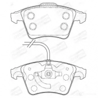 Тормозные колодки дисковые, комплект CHAMPION 573159CH BMOJ U Volkswagen Transporter (T6) 6 Автобус 4060426042684