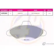 Колодки тормозные дисковые 4U 1422951173 4UP03464 LE PIVLU GK2WYZ