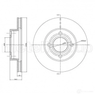 Тормозной диск CIFAM 800234 EW 8W2B 8032747241929 Audi 80 (B4, 8C5) 4 Универсал 2.0 E 115 л.с. 1992 – 1996