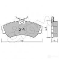 Тормозные колодки, комплект CIFAM Volkswagen Transporter (T4) 4 Грузовик 1.9 D 60 л.с. 1990 – 1995 9REFN 20 124 8221620