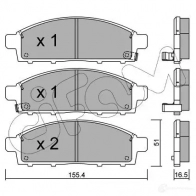 Тормозные колодки, комплект CIFAM 245 29 24530 Mitsubishi L200 4 (KB4T) Пикап 3.2 DI D 4WD (KB8T) 165 л.с. 2014 – 2014 8227910