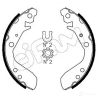 Барабанные тормозные колодки, комплект CIFAM FXC8 E3 8032747016473 153158 2461749
