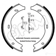 Тормозные колодки ручника, комплект CIFAM 3IK FP Mercedes Viano (W639) 1 Минивэн 2.0 CDI 4 matic (6313) 109 л.с. 2005 – 2025 153248k 8032747018651