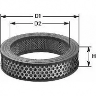 Воздушный фильтр CLEAN FILTERS KIOC FG6 1576397 8010042360002 ma360