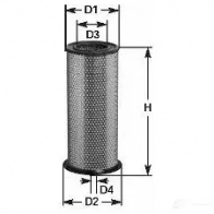 Воздушный фильтр CLEAN FILTERS 1423389811 ma710 8010042710005 03HK L