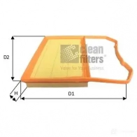 Воздушный фильтр CLEAN FILTERS 5B1 JY 1438191492 ma3491