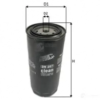 Топливный фильтр CLEAN FILTERS 8010042297001 dn297 1575973 U05M5 WE