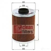 Масляный фильтр CLEAN FILTERS 8010042490006 1577604 7G2 AWU ml490