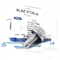 Сливная пробка FORD 4UA KQ 9L8E-6730-AA 29018591 - Изображение 1