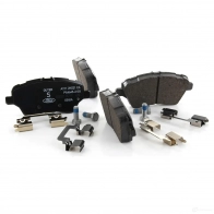 Оригинальные передние тормозные колодки B-MAX (JK) FIESTA IV MK6 с 07.2014 FORD U5 USY 21637234 1860476 - Изображение 2