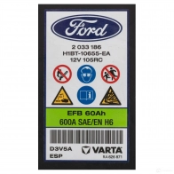 Аккумулятор FORD L9 X64E 2033186 1425162232 - Изображение 3