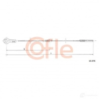 Трос газа COFLE 51KEL 9 2.10.078 10.078 4296840