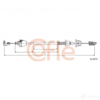 Трос газа COFLE 11.0273 Renault Kangoo (FC) 1 Фургон 1.9 D 65 (FC0E. FC02. FC0J. FC0N) 64 л.с. 1997 – 2024 92.11.027 3 0NB3Z