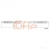 Трос газа COFLE 92.443002 E LLZ9W 1437346045