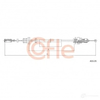 Трос газа COFLE 92.413 .23 413.23 4299910 DCDQ5
