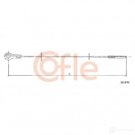 Трос газа COFLE 10.076 4296838 92.10.07 6 22ZB8