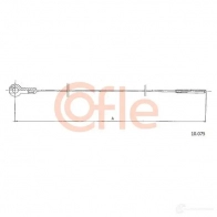 Трос газа COFLE 92.10.0 75 3L62Z 4296837 10.075
