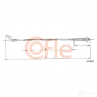Трос газа COFLE S6SBRZO 4296833 92.10.06 51 10.0651