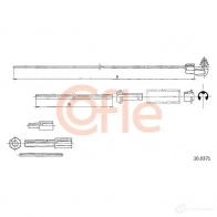 Трос газа COFLE 10.0371 1437362150 3MJ DHY