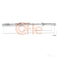 Трос газа COFLE 92.11.92 6 CF1XURD 11.926 4298439