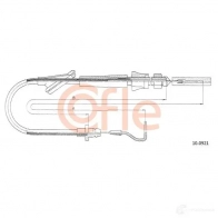 Трос газа COFLE 92.10.092 1 10.0921 Volkswagen Golf 2 Хэтчбек 1.6 70 л.с. 1986 – 1992 FH9LRD1