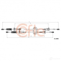 Трос коробки МКПП COFLE 11.2892 7WHA5A9 92.11.2 892 Renault Master 2 (FD, JD, ED) 1997 – 2010