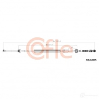 Трос коробки МКПП COFLE 3 JFHSYC 2CB.DA005 1437362197