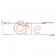 Трос ручника COFLE 17.1423 Toyota Corolla (E120) 9 Хэтчбек 2.0 D 4D (CDE120R. CDE120L) 110 л.с. 2002 – 2006 92.1 7.1423 Q74CVRL