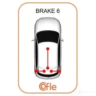 Трос ручника COFLE 4297303 E6S5P6R 10.6201 9 2.10.6201 - Изображение 2