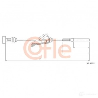 Трос ручника COFLE Toyota Matrix (E130) 1 2003 – 2008 PYVIQ7C 9 2.17.1555 17.1555