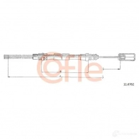 Трос ручника COFLE H6OIT 11.6762 Renault Espace (JS63) 2 Минивэн 2.1 TD (J63E) 90 л.с. 1994 – 1996 92 .11.6762