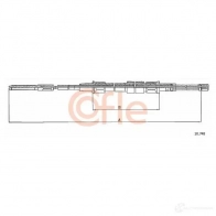 Трос ручника COFLE 46HIIJ5 10.748 92 .10.748 Volkswagen Passat (B3-B4) 2 Седан 1.6 72 л.с. 1988 – 1989