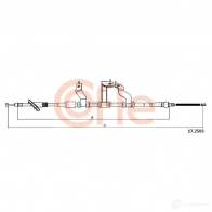 Трос ручника COFLE F5LNZS M Hyundai Tucson (JM) 1 Кроссовер 2.0 CRDi 136 л.с. 2006 – 2010 92.17.2593