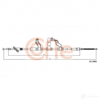 Трос ручника COFLE Hyundai Tucson (JM) 1 Кроссовер 2.0 CRDi 136 л.с. 2006 – 2010 RY1NQ0 92.17.259 2 17.2592