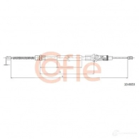 Трос ручника COFLE 10.6853 4297380 JVYX0 92.10.68 53