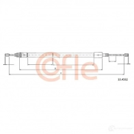 Трос ручника COFLE II6FNI Citroen Xsara 1 (NX) 1997 – 2005 10.4582 92.10.4 582